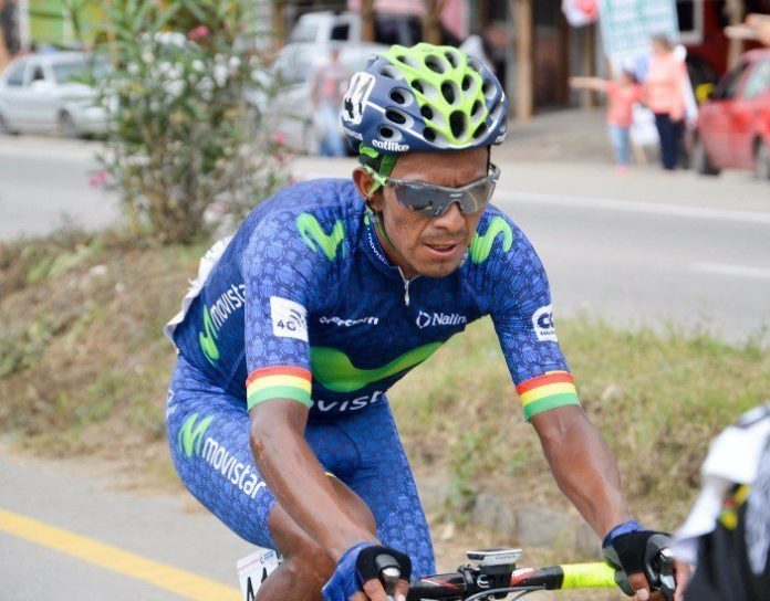 Huit coureurs contrôlés positifs sur le Tour de Colombie 2017 dont Oscar Soliz (Photo). Photo : Movistar