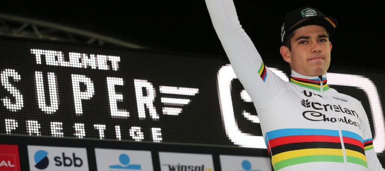 Wout van Aert seul leader du circuit Telenet Superprestige