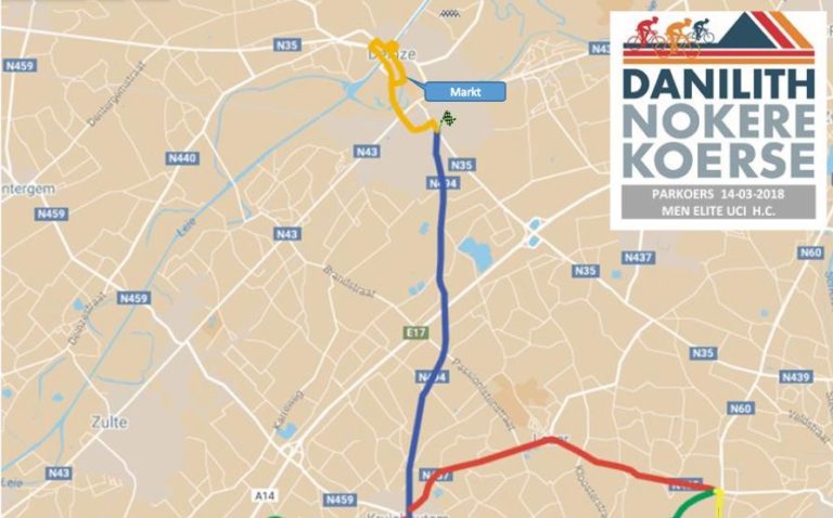Un nouveau parcours plus attractif pour Nokere Koerse 2018