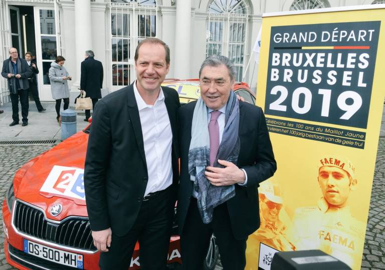 Eddy Merckx ne fait plus la gueule à Christian Prudhomme et au Tour