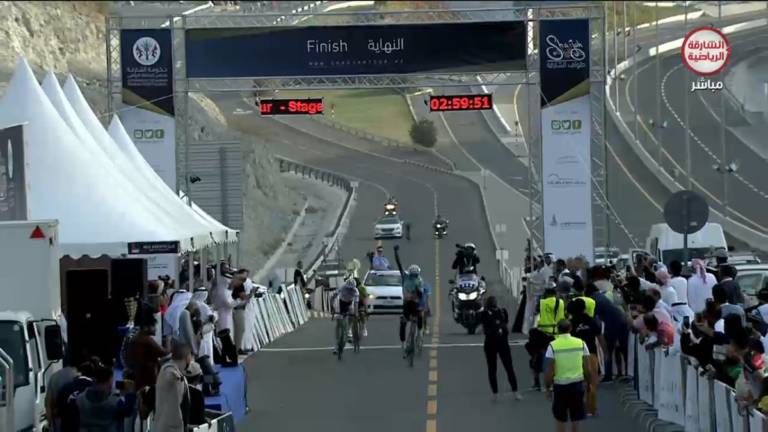 L’étape reine du Sharjah Tour pour le Kényan Salim Kipkemboi (Bike Aid)