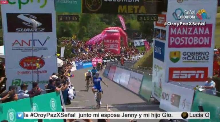 Julian Alaphilippe gagne la 4e étape de la Colombia Oro y Paz !