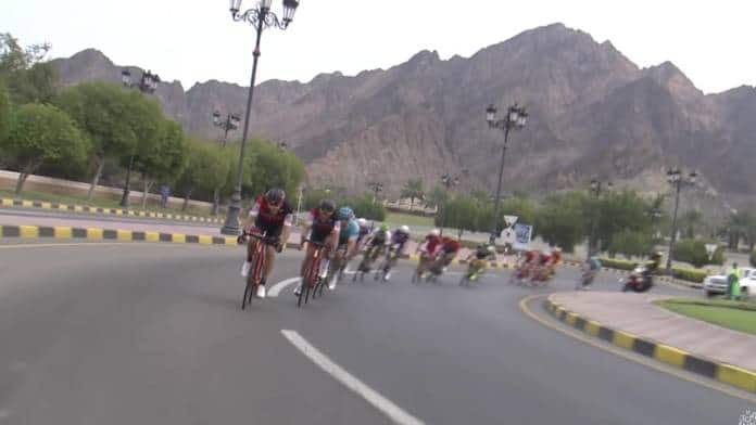 Tour d'Oman 2017 vidéo de la deuxième étape