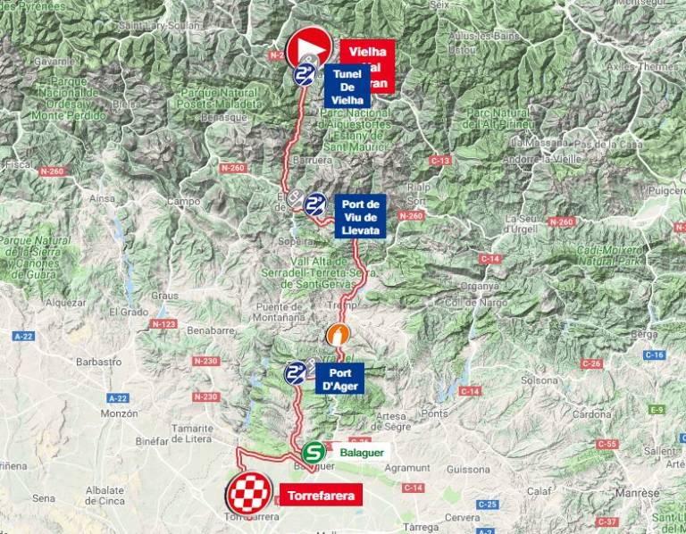 Présentation de l’étape 6 du Tour de Catalogne 2018 (Vielha-Val d’Aran – Torrefarera)