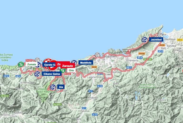 Présentation de l’étape 1 du Tour du Pays Basque 2018 (Zarautz – Zarautz)