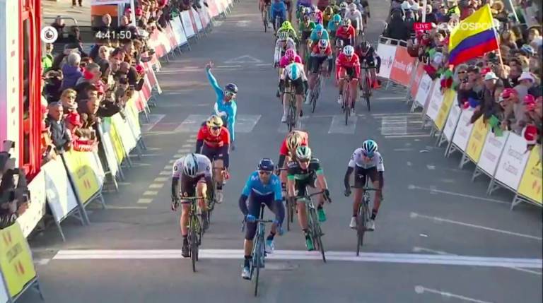 Alejandro Valverde remporte la seconde étape du Tour de Catalogne