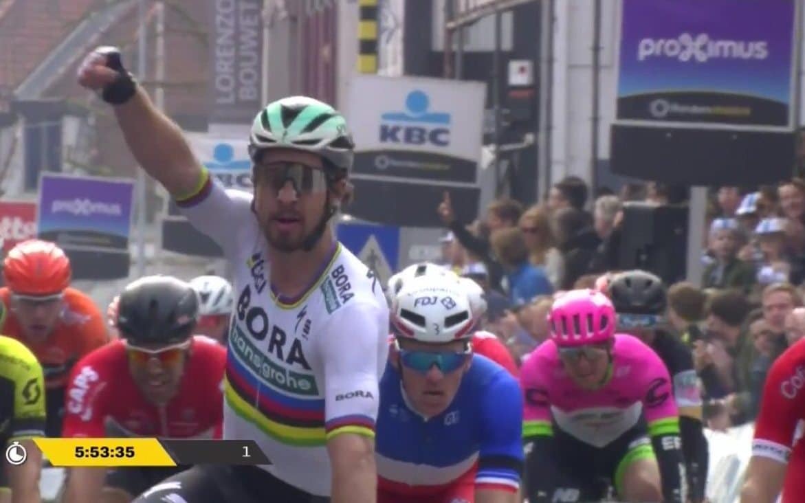 GandWevelgem 2018 Peter Sagan (Borahansgrohe) l'emporte