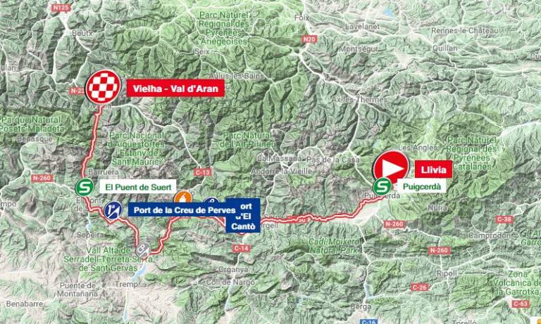 Présentation de l’étape 5 du Tour de Catalogne 2018 (Llivia – Vielha-Val d’Aran)