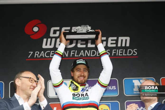 peter sagan podium gand-wevelgem 2018