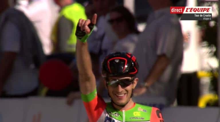 Alessandro Tonelli (Bardiani-CSF) s’impose en solitaire sur la 4e étape du Tour de Croatie