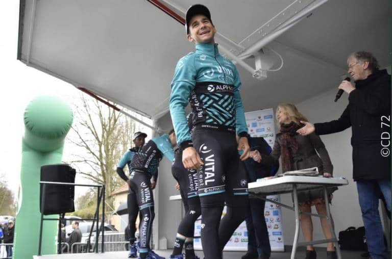 Bryan Coquard leader de Vital Concept sur l’Amstel Gold Race