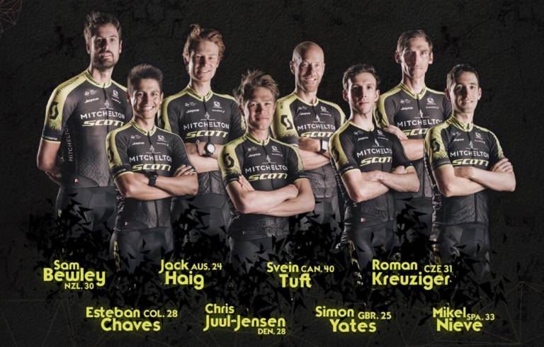 Tour d’Italie 2018 : Simon Yates et Esteban Chaves leaders de Mitchelton-Scott