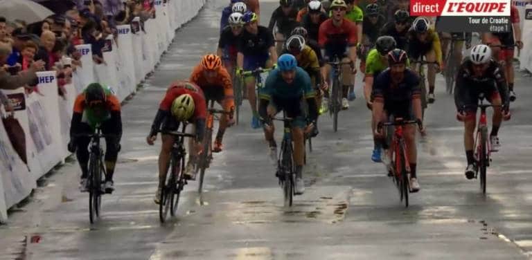 Niccolo Bonifazio (Bahrain Merida) remporte la 1re étape du Tour de Croatie