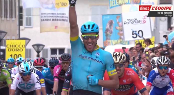 Omar Fraile remporte 1re étape Tour de Romandie 2018
