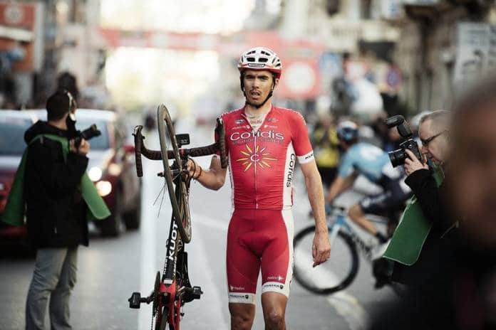 Christophe Laporte (Cofidis) abandonne sur le Tour des Flandres 2018