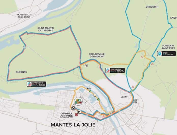 Parcours championnat de France 2018 cyclisme sur route Mantes-la-Jolie