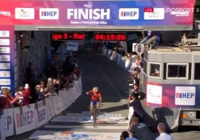 Manuele Boaro (Bahrain) remporte la 5e étape du Tour de Croatie
