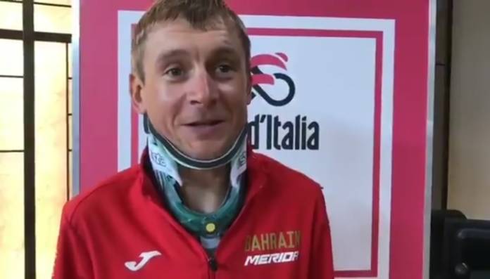 Kanstantsin Siutsou fracture vertèbre cervicale tour d'italie 2018