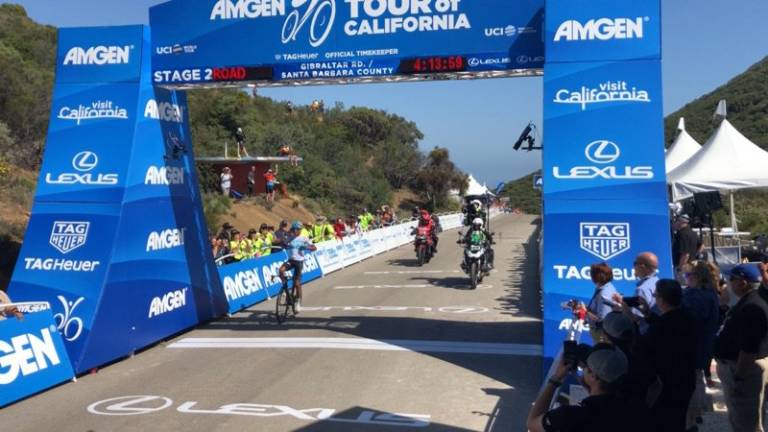 Egan Bernal en démonstration au Tour de Californie