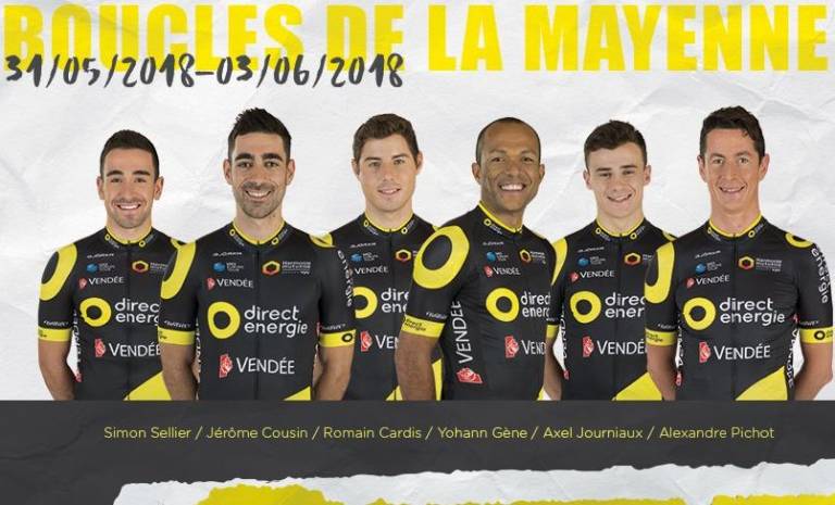 La composition Direct Energie pour les Boucles de la Mayenne