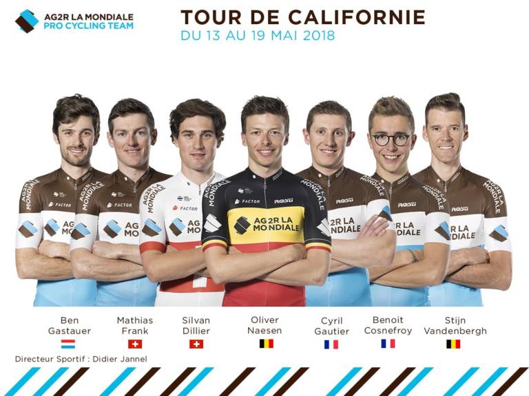 AG2R La Mondiale aligne Oliver Naesen au Tour de Californie