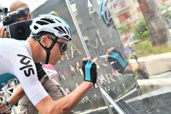 Tour d'Italie 2018 réaction Chris Froome