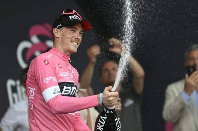 Giro 2018 classement général mené par Rohan Dennis étape 2