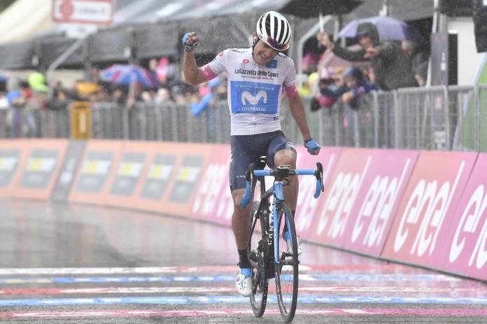 reaction richard carapaz etap 8 Tour d'Italie 2018