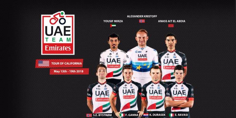 Kristoff unique leader d’UAE Team Emirates sur le Tour de Californie