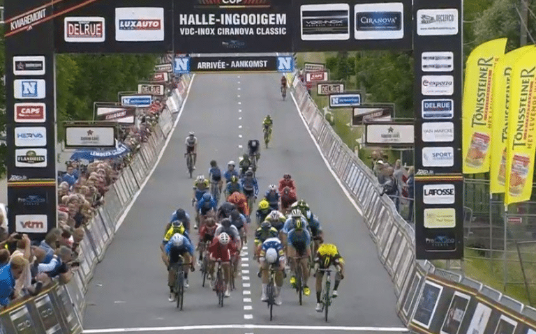 Danny Van Poppel vainqueur au millimètre sur Halle-Ingooigem