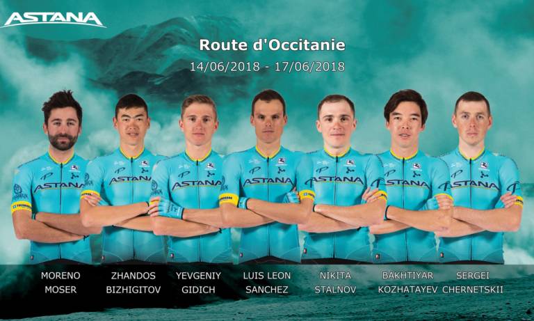 Luis Leon Sanchez leader d’Astana sur la Route d’Occitanie 2018