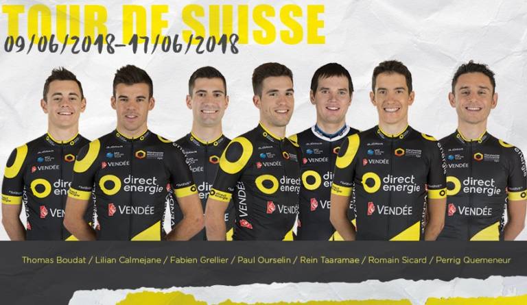 Lilian Calmejane leader de Direct Energie au Tour de Suisse