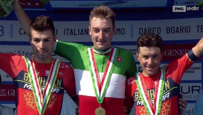 Elia Viviani champion d'Italie 2018 sur route
