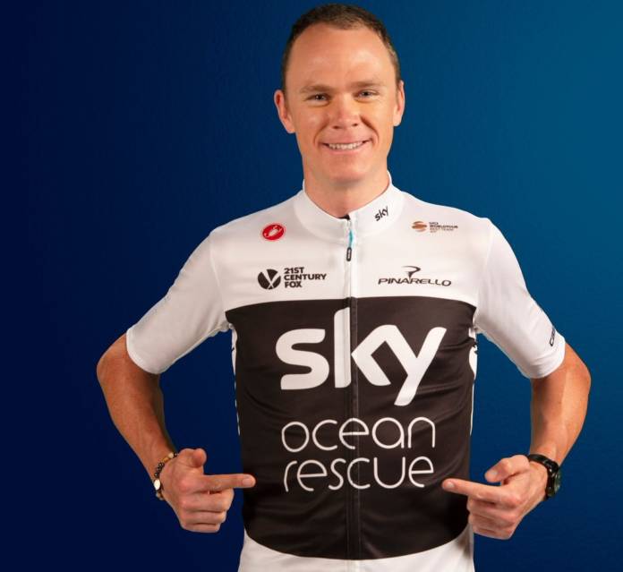 La Team Sky dévoile son nouveau maillot pour le Tour de France