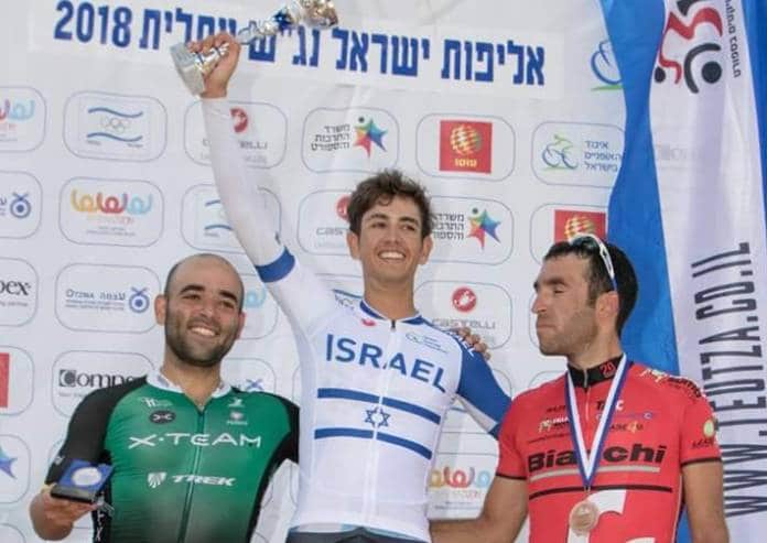 Omer Goldstein champion d'Israel du contre-la-montre 2018