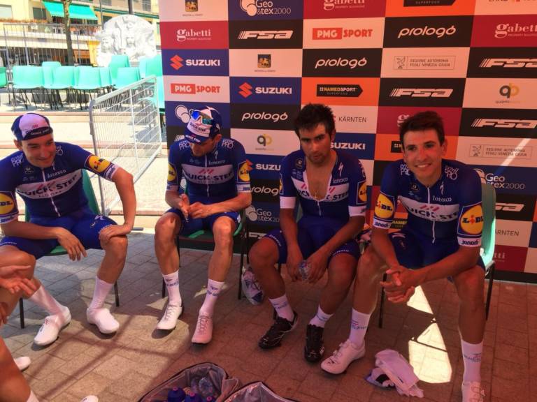 Quick-Step Floors domine le chrono par équipes de l’Adriatica Ionica Race