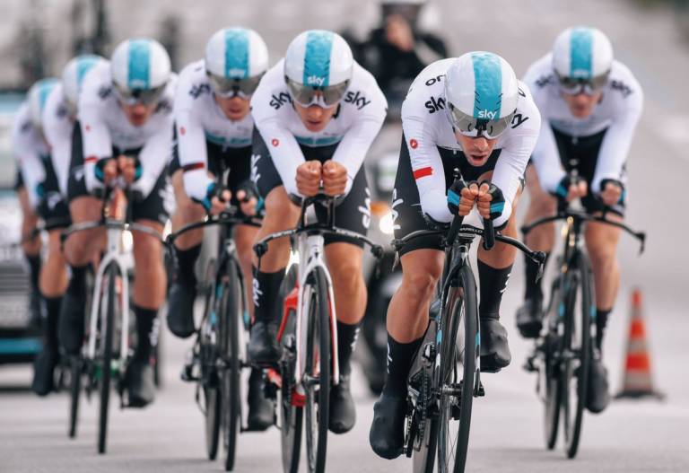 Team Sky écrase le chrono par équipes du Critérium du Dauphiné