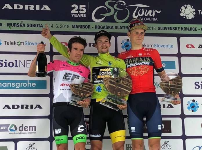 Tour de Slovenie 2018 podium final
