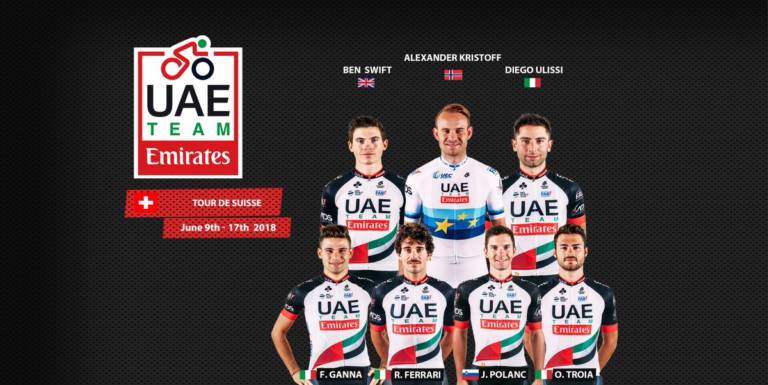 Alexander Kristoff meneur d’UAE Team Emirates sur le Tour de Suisse