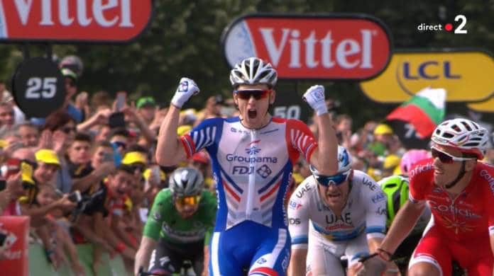Arnaud Démare gagne pour la 2e fois au Tour de France