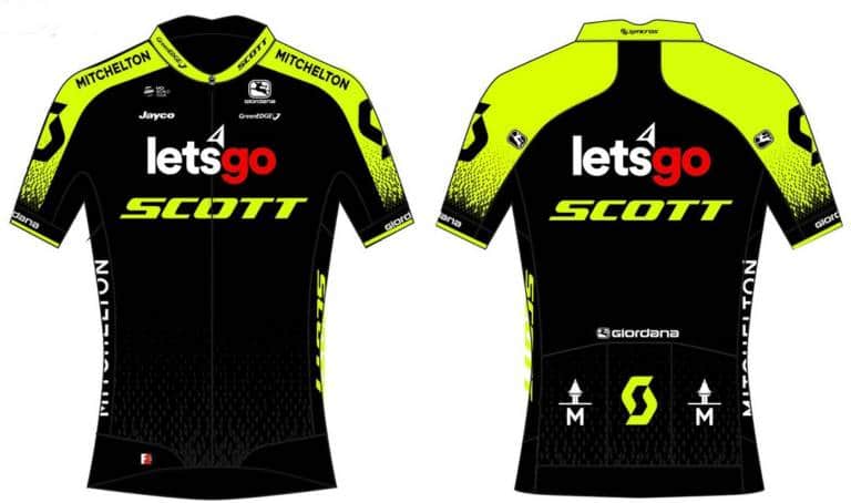 Nouveau maillot pour Mitchelton-Scott sur le Tour