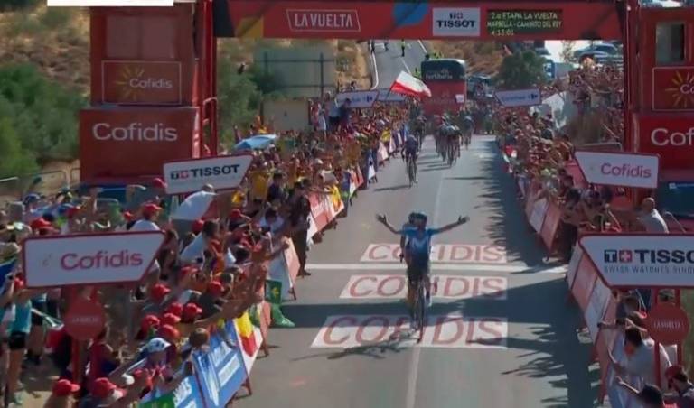Alejandro Valverde en costaud, Michal Kwiatkowski nouveau leader
