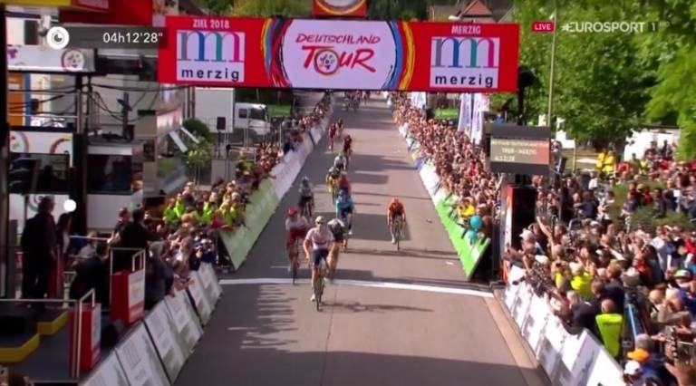 Matej Mohoric (Bahrain Merida) fait coup double sur le Tour d’Allemagne