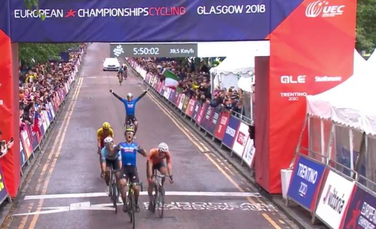 Matteo Trentin décroche le titre de champion d’Europe