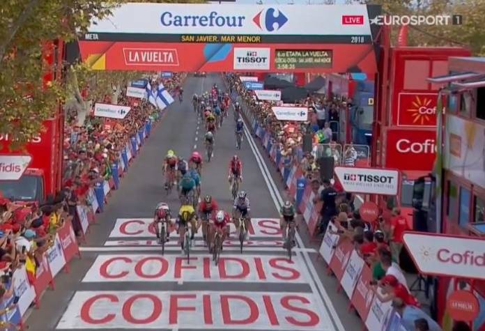 Nacer Bouhanni remporte au sprint la 6e étape du Tour d'Espagne