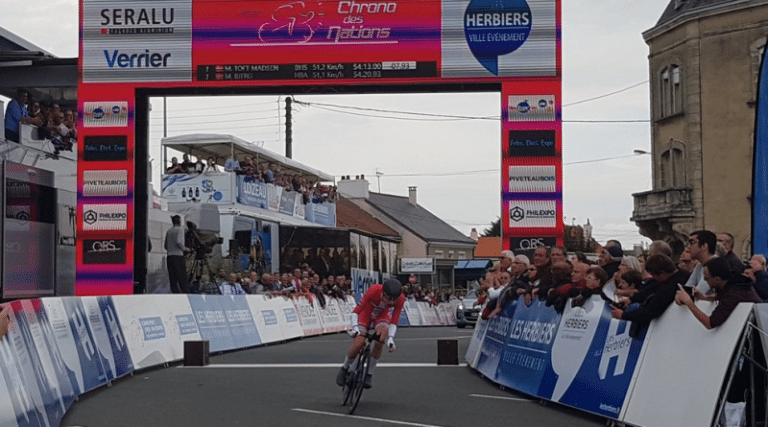 Le Danois Martin Toft Madsen reste le maître du temps