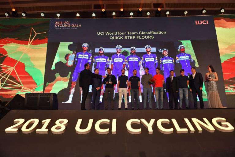 Quick-Step Floors remporte le classement par équipes de l’UCI World Tour