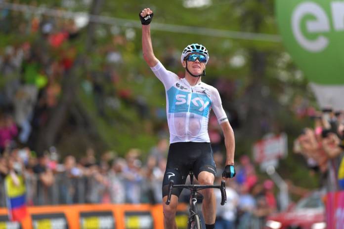 Chris Froome s'impose lors du Giro 2018
