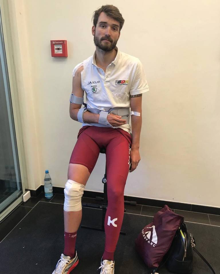 Rick Zabel (Katusha-Alpecin) se fracture la clavicule