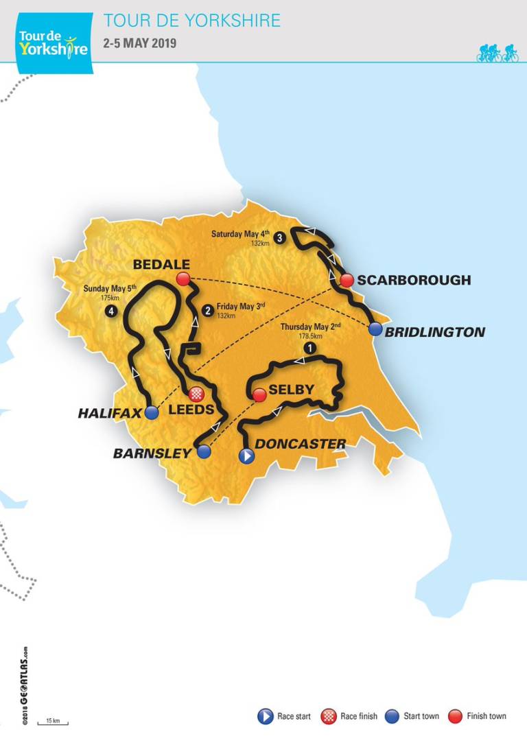 Tour de Yorkshire 2019 : un parcours équilibré